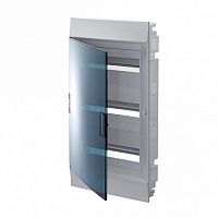 Распределительный шкаф Mistral41 36 мод., IP41, встраиваемый, термопласт, зеленая дверь |  код. 1SLM004100A1207 |  ABB